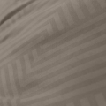 Posciel z Adamaszku 140x200 Geometryczna paski 1 cm beżowa taupe