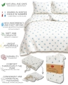 Pościel Muślinowa 160x200 druk Jagody 100% bawełna Premium  