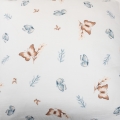Pościel Muślinowa 220x200 druk Motylki 100% bawełna Premium  
