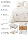 Pościel Muślinowa 220x200 druk Motylki 100% bawełna Premium  