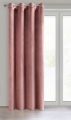 Zasłona gotowa na przelotkach ROSA 140x250 ciemna różowa