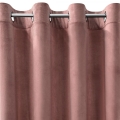 Zasłona gotowa na przelotkach ROSA 140x250 ciemna różowa