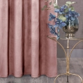 Zasłona gotowa na przelotkach ROSA 140x250 ciemna różowa