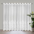 Firana gotowa Talina 300x250 biała na przelotkach 