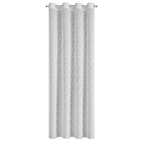 Firana gotowa Raya 140x250 biała na przelotkach