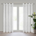 Firana gotowa Melody 140x250 biała na przelotkach  