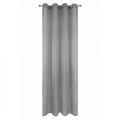 Firana gotowa Rebecca 140x250 stalowa/szara na przelotkach 