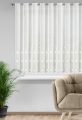 Firana gotowa Bellis 350x145 haftowana w kwiaty tunel