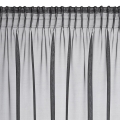 Firana gotowa Debora 140x270 czarna na taśmie