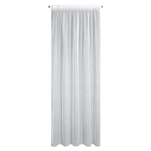 Firana gotowa Alexi 140x280 biała na taśmie 