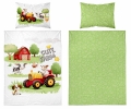 Pościel niemowlęca 100x135 Traktorek Farma BAWEŁNA  