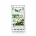 Pościel niemowlęca 100x135 Traktorek Farma BAWEŁNA  