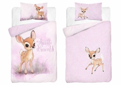 Pościel niemowlęca 100x135 Jelonek Bambi BAWEŁNA  