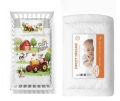 Komplet do łóżeczka 90x120 Kołdra + Pościel Traktorek Farma