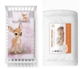 Komplet do łóżeczka 90x120 Kołdra + Pościel Jelonek Bambi 