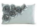Poszewka Dekoracyjna 35x50 Flores Kwiaty miętowa