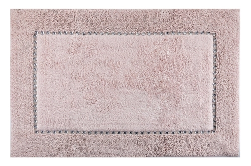Dywanik bawełniany 60x90 Chic z cyrkoniami Różowy