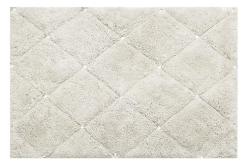 Dywanik bawełniany 60x90 Chic 2 Dekoracyjny Kremowy