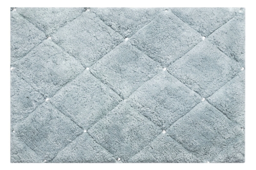 Dywanik bawełniany 60x90 Chic 2 Dekoracyjny srebrny