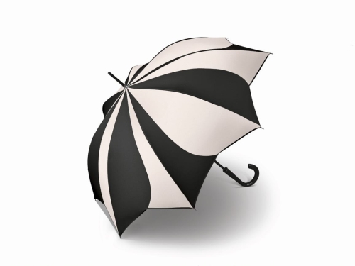 Parasol Pierre Cardin  Sunflower Long  black -white    
