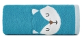 Ręcznik dziecięcy 70x140 Lisek niebieski 100% Bawełna