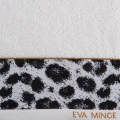 Ręcznik 70x140 Eva by Eva Minge kremowy z czarnym Premium 500gr  