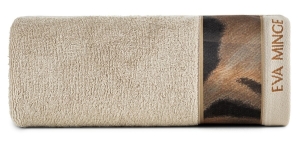 Ręcznik 50x90 Eva by Eva Minge Beżowy Premium 500gr  