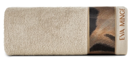 Ręcznik 50x90 Eva by Eva Minge Beżowy Premium 500gr  