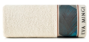 Ręcznik 50x90 Eva by Eva Minge Kremowy Premium 485gr  