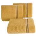 Ręcznik 50x90 Filon musztardowy Premium bawełna 530gr  