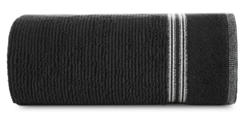 Ręcznik 70x140 Filon czarny Premium bawełna 530gr