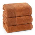 Ręcznik 70x140 Aria ceglasty/pomarańcz Premium bawełna 550gr   