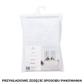 Firanka gotowa żakardowa 420x160cm IRENA biały 