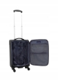 Walizka Kabinowa S 55cm Saxoline Soft czarna  