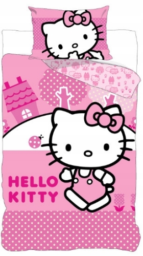 Pościel niemowlęca 100x135 + 40x60 Hello Kitty Kotek 