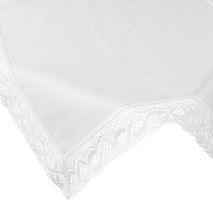 Bieżnik Serweta 85x85 Susan koronka biały kwadrat