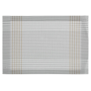 Podkładka Dekoracyjna Kara 30x45 biały/złoty kpl. 6szt  