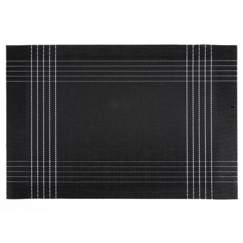 Podkładka Dekoracyjna Kara 30x45 czarny/złoty kpl. 6szt  