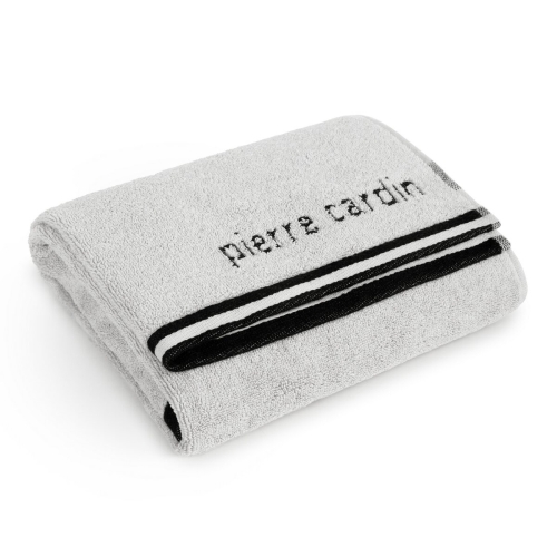 Ręcznik Pierre Cardin 50x90 Rocco srebrny Premium bawełna 500gr  