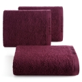 Ręcznik Pierre Cardin 50x90 Evi burgundowy Premium bawełna 430gr