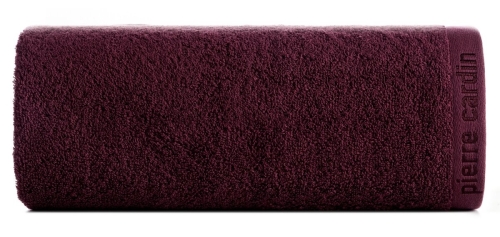 Ręcznik Pierre Cardin 50x90 Evi burgundowy Premium bawełna 430gr