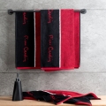 Ręcznik Pierre Cardin 70x140 Luca czerwony Premium bawełna 450gr  