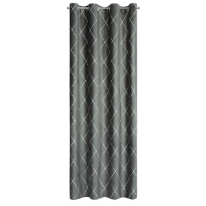 Zasłona gotowa na przelotkach MARGO 140x250 Srebrna