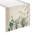 Bieżnik Świąteczny 45x140 Gobelinowy Kwiaty  