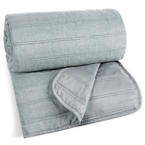 Narzuta dekoracyjna 170x210 Selen geometryczne pikowanie szałwiowa