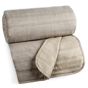 Narzuta dekoracyjna 170x210 Selen geometryczne pikowanie beżowa