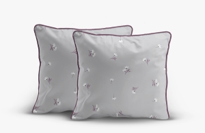 Poszewka Perkal z bawełny 40x40 kwietna łączka 2szt Premium  