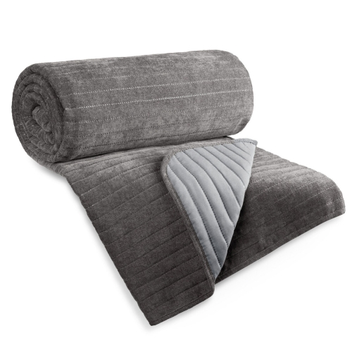 Narzuta dekoracyjna 170x210 Glori Szenil Stalowa