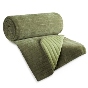 Narzuta dekoracyjna 170x210 Glori Szenil oliwkowa