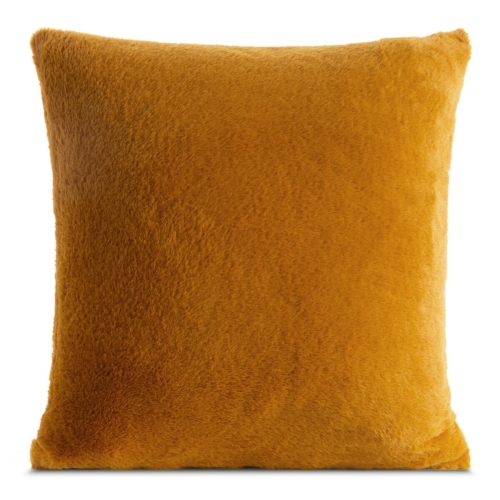 Poszewka Dekoracyjna 60x60 Nina futerkowa pomarańczowa orange